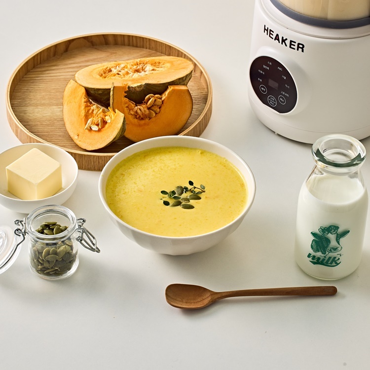 히커 유리 두유 제조기 두유기 죽 이유식 글라스 메이커 대용량 1.5L