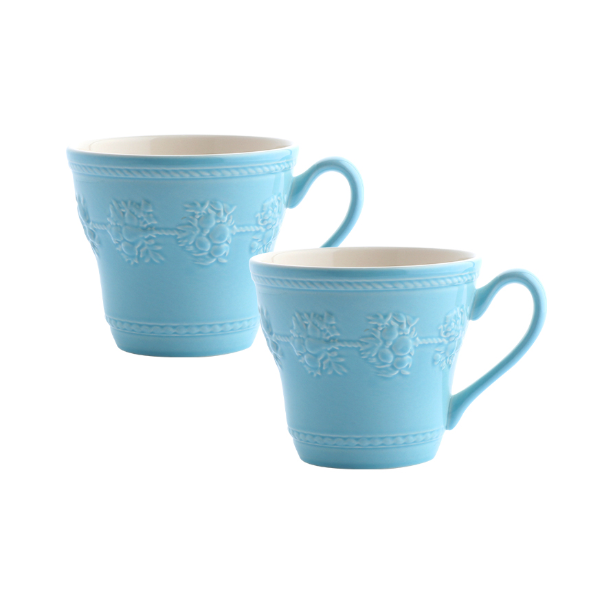 [N단독구성] 웨지우드 페스티비티 머그 2p 세트 (6종 택1)