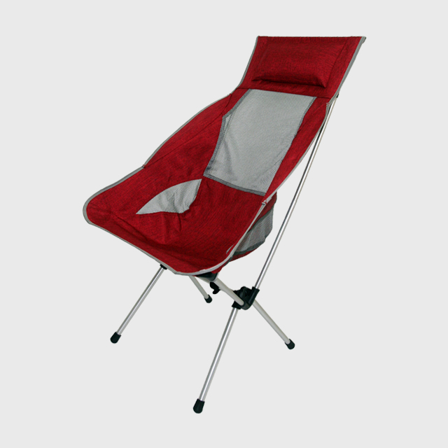 KOOLMAN(쿨맨) 와이드 릴렉스 캠핑의자 레드 - 상품 이미지