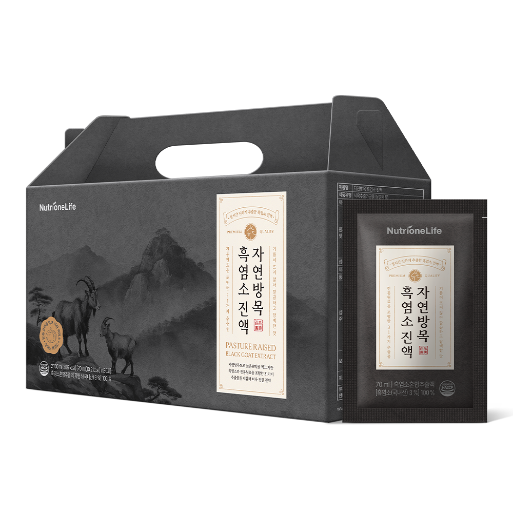 뉴트리원 자연방목 흑염소 진액 엑기스 즙 70ml 30포, 1개 - 상품 이미지
