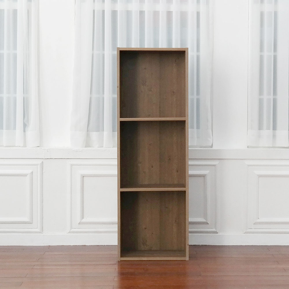 루이스 H1200 책장 400x240x1200mm, 3단, 엔틱 - 상세 이미지 2