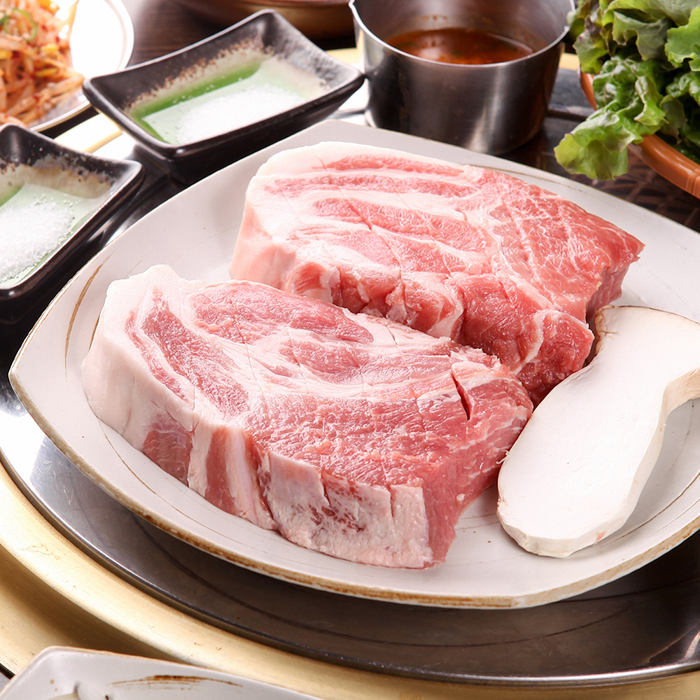 한돈 통목살 구이 보쌈 수육 바베큐용 냉장, 2kg, 1개 - 상세 이미지 4