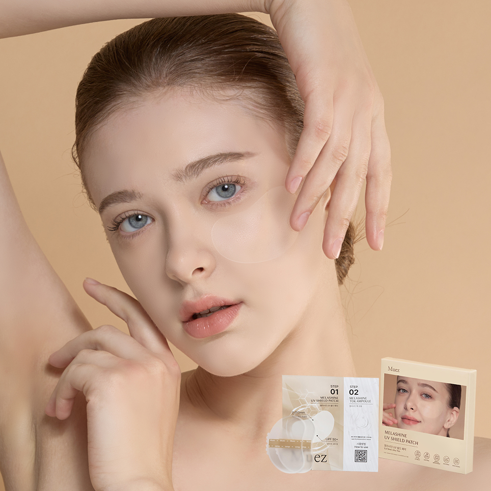 Muez 멜라샤인 뮤즈 썬패치 투명골프패치 기미 골프 자외선차단 5매입, 1개