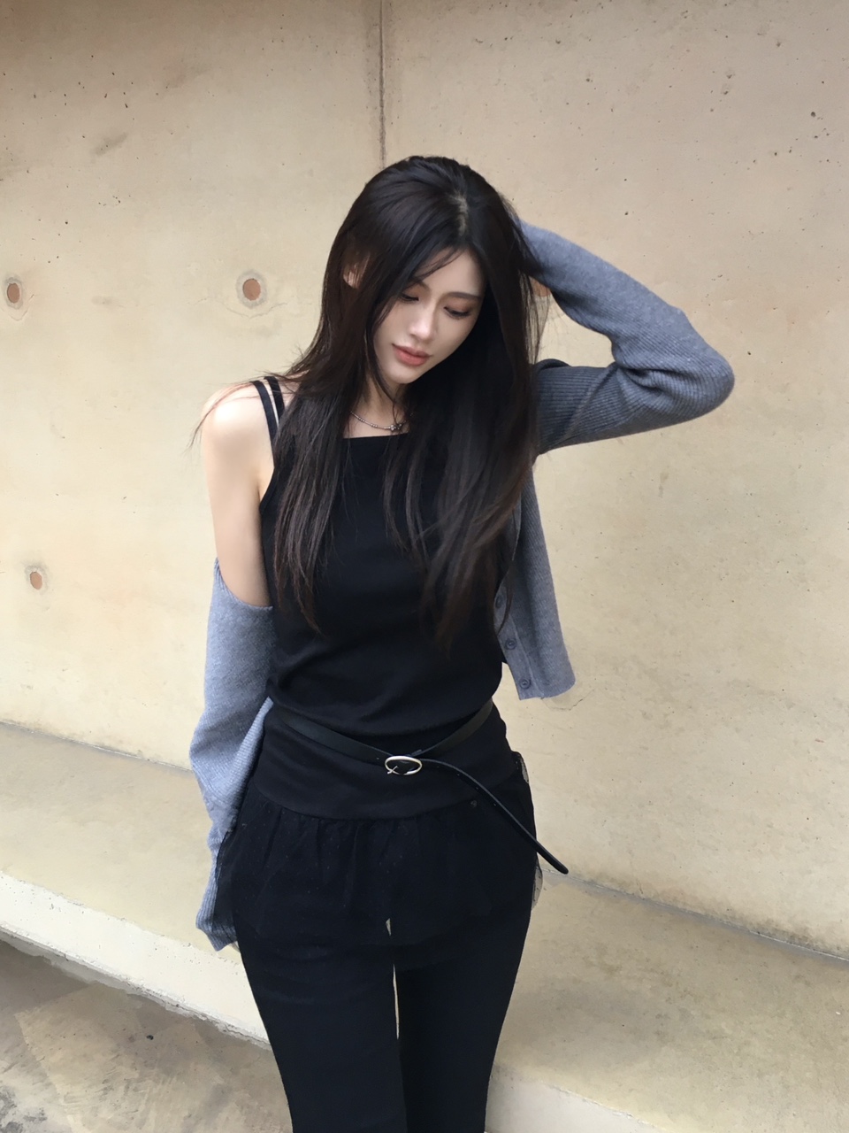 셰인 라운드 골지 가디건 (9color) 상세 이미지 16