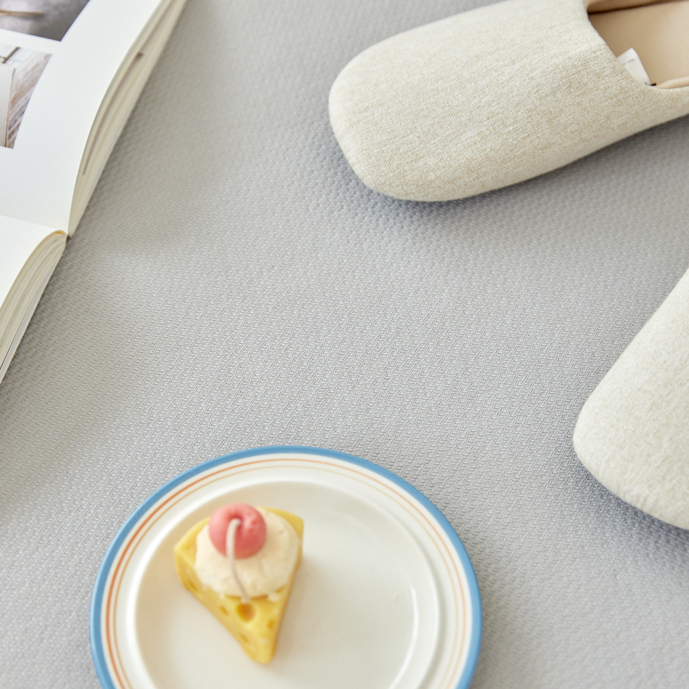 워셔블 방수 러그 방바닥매트 고양이러그 거실 카페트 하이드 그레이, 300x200cm