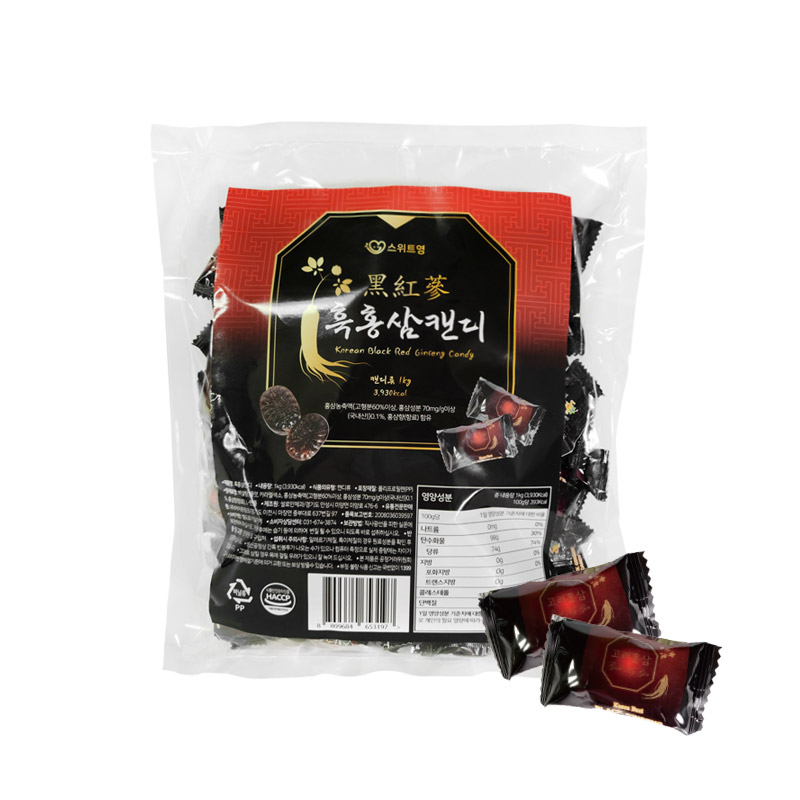 스위트영 흑홍삼 캔디 1kg - 상품 이미지