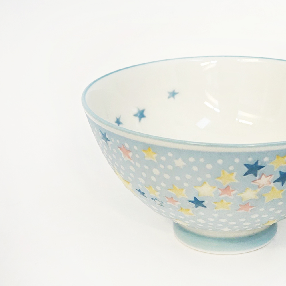 [전색상 재입고 완료] 미노야키 별모양 글리터 공기Bowl (블루 핑크 화이트) 이미지 7