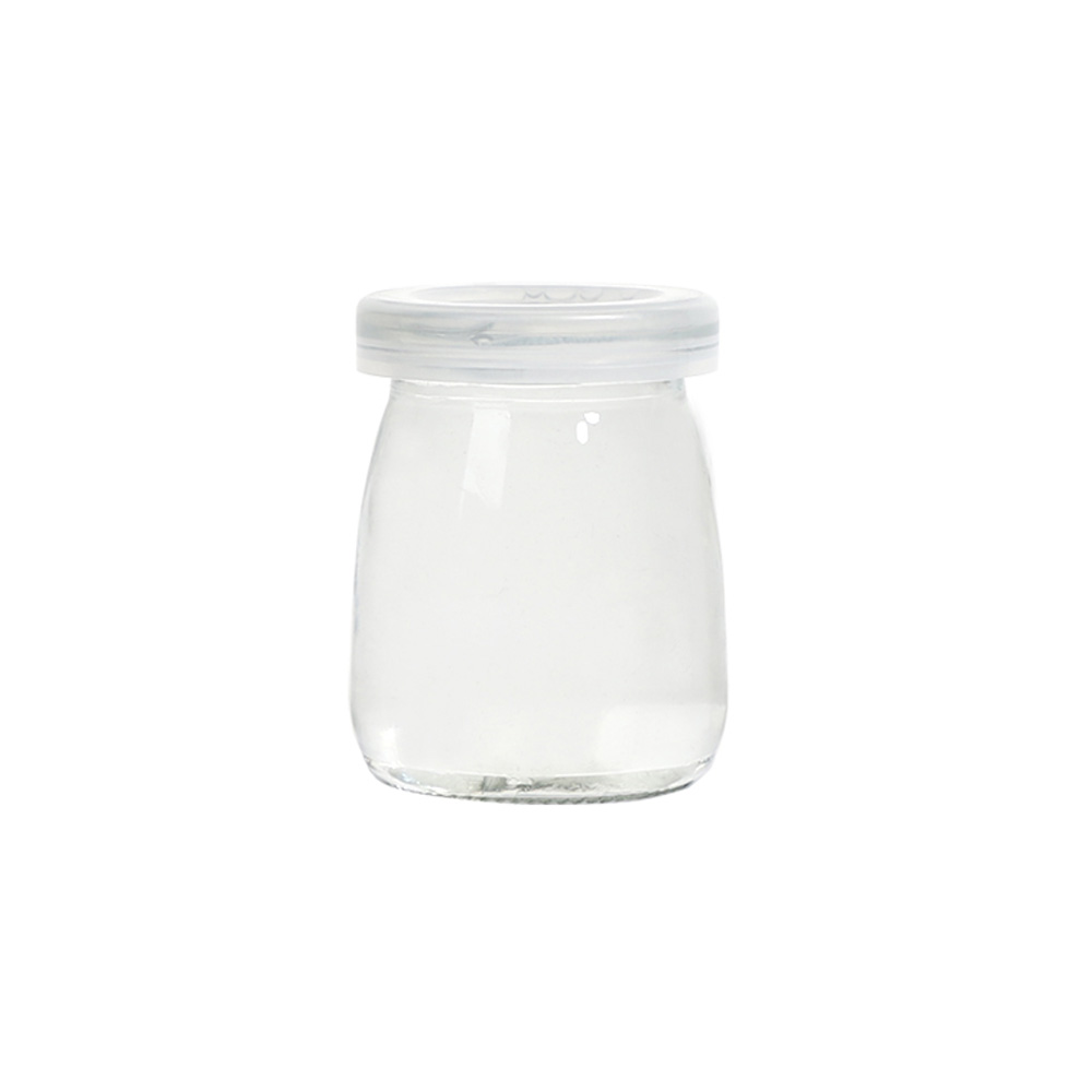 푸딩 잼병 요거트 유리병 미니 작은 우유병 주스 스무디병 100ml, 1개 - 상품 이미지