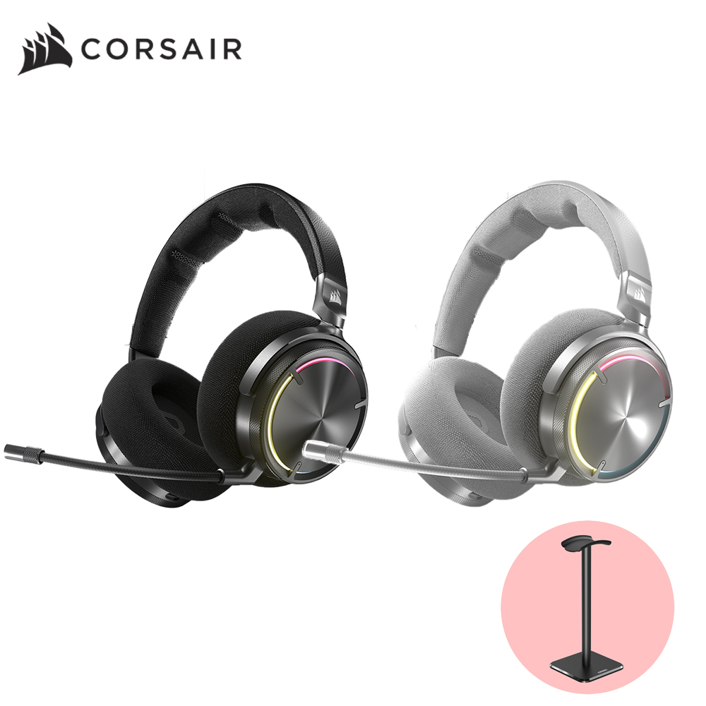 커세어 VIRTUOSO MAX RGB 무선 게이밍 헤드셋 헤드셋 거치대 에디션