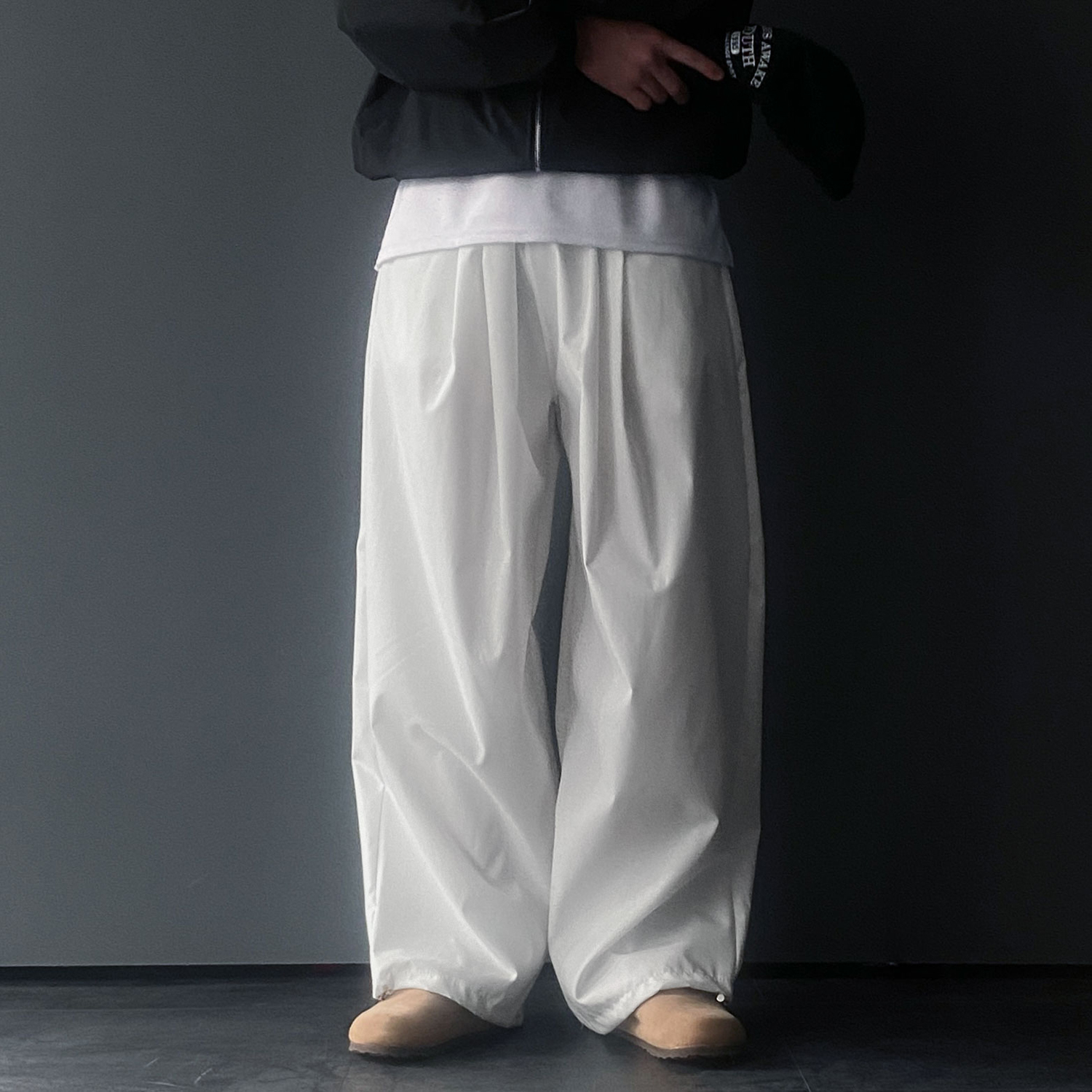 벌룬팬츠 남자바스락팬츠 남자통바지 - 상세 이미지 5