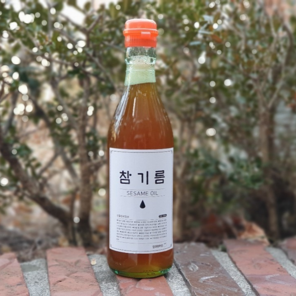 방앗간 참기름 국내산 국산 저온 압착 300ml - 상품 이미지
