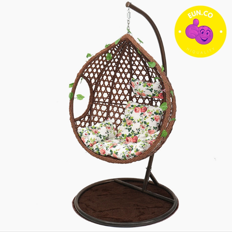 전원 주택 그네 야외용 흔들 라탄 행잉 체어 해먹 정원용품 꾸미기