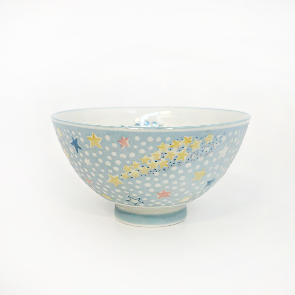 [전색상 재입고 완료] 미노야키 별모양 글리터 공기Bowl (블루 핑크 화이트) 이미지 6