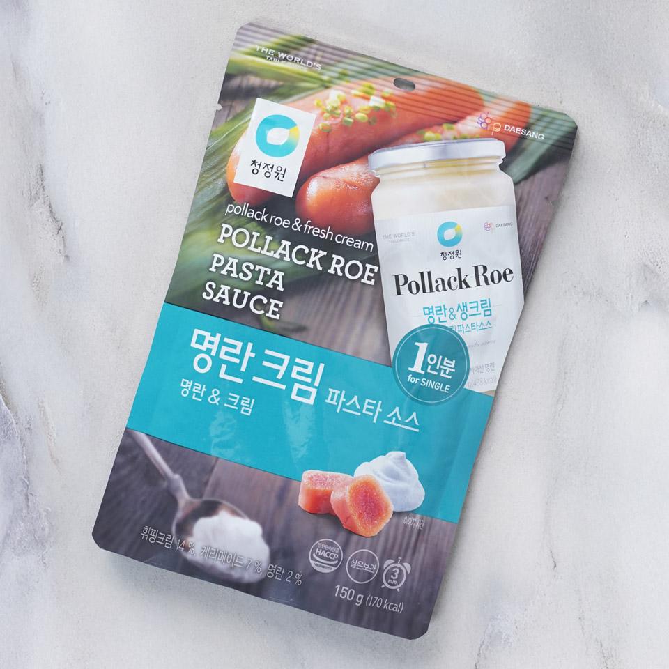 메가마트 대상 청정원 싱글 파우치 명란 크림소스 150g - 상세 이미지 2
