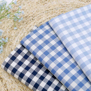 면 체크원단 20수 선염 깅엄체크 천 14종 한마 솔직 후기 | 실제 배치 사진 포함 - 상품 이미지 4