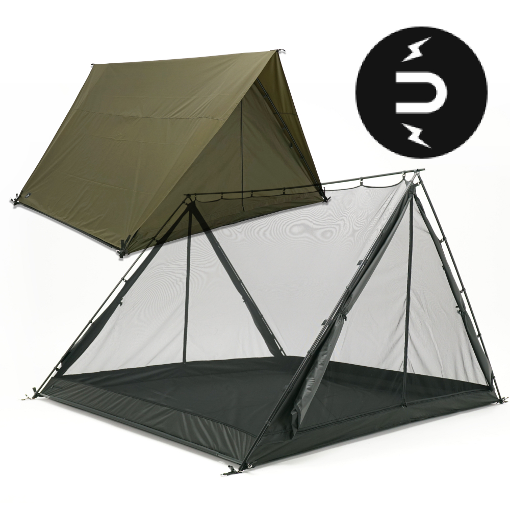 포레스트유 커넥터블 텐트 타프 메쉬망 도킹