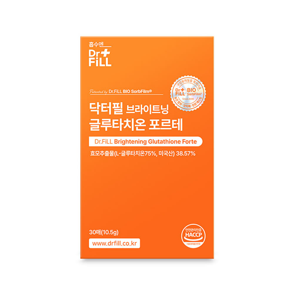 닥터필 글루타치온 포르테 필름 75% 순도 100mg 30매 x 1케이스 (4,900원/무료)