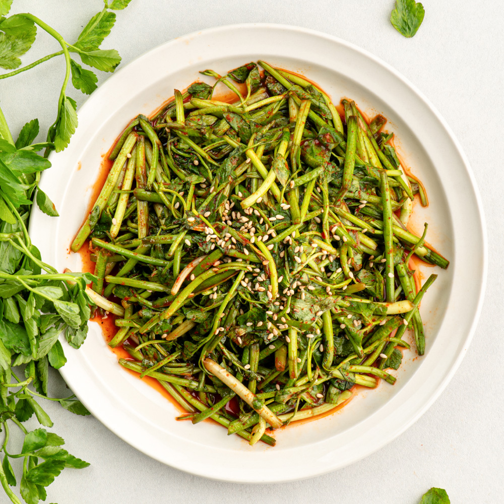 봄 제철 국산 아삭한 돌미나리 1kg 2kg 4kg 나물 삼겹살 - 상세 이미지 5