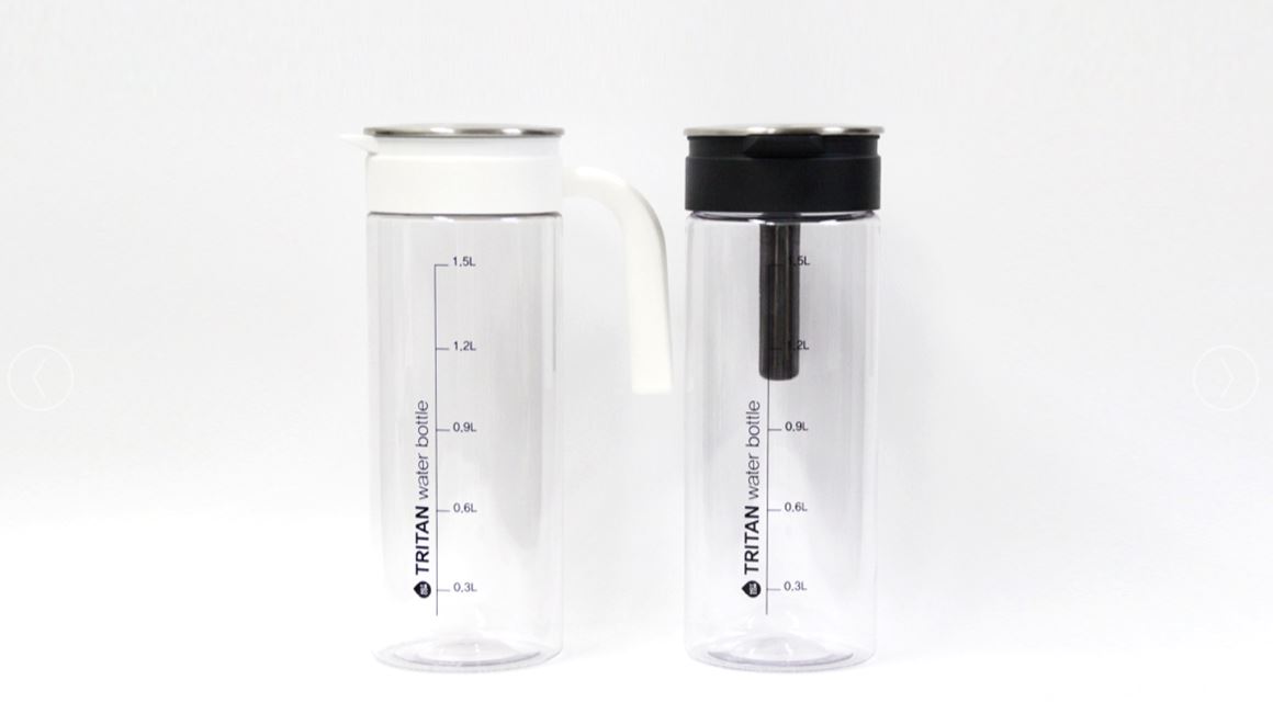 핫콤 1.8L 트라이탄 눈금 냉장고 물병 물통 업소용 가정용 - 상세 이미지 2
