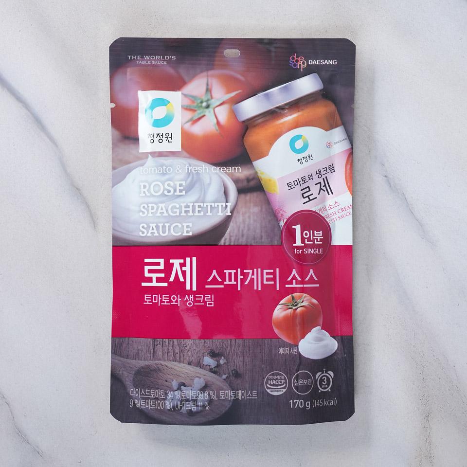 메가마트 대상 청정원 싱글파우치 로제소스 170g - 메인 이미지