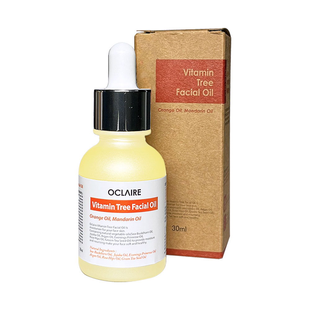 오끌레어 비타민트리 페이셜오일 30ml 속건조 보습 수분충전 - 상품 이미지