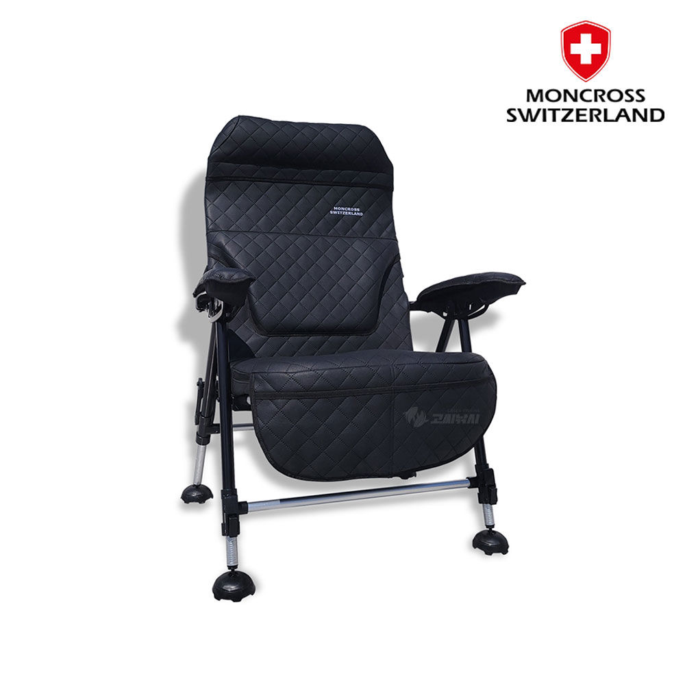 몽크로스 와이드 쿠션 엠보싱 의자 각도조절 팔걸이 민물 낚시의자 MCC-W280