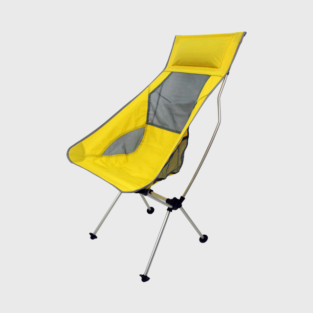 KOOLMAN(쿨맨) NEW 초경량 릴렉스 체어 CH-12 롱, 옐로우, 1개