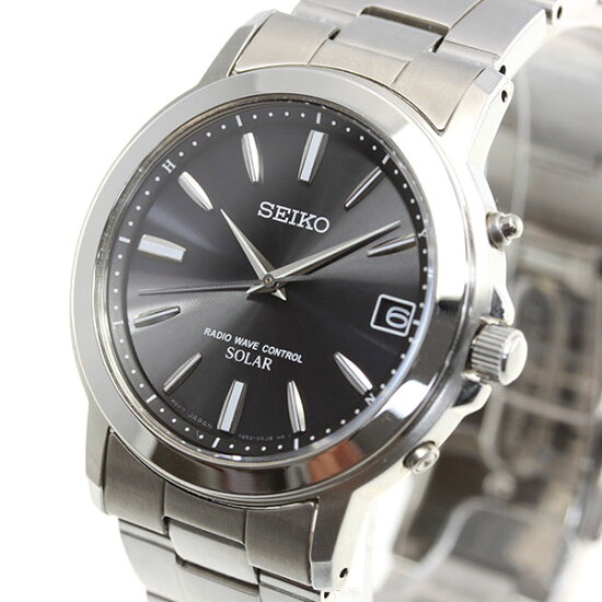 세이코 SEIKO 솔라 라디오컨트롤 에코드라이브 남성 손목시계 검판 SBTM169 - 상세 이미지 2