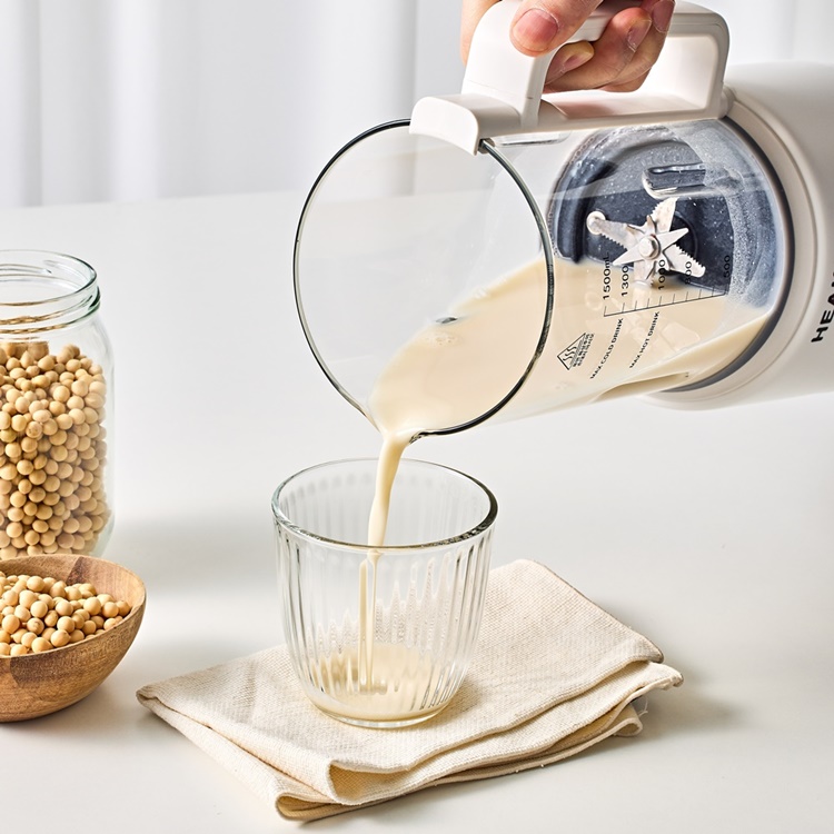 히커 유리 두유 제조기 두유기 죽 이유식 글라스 메이커 대용량 1.5L