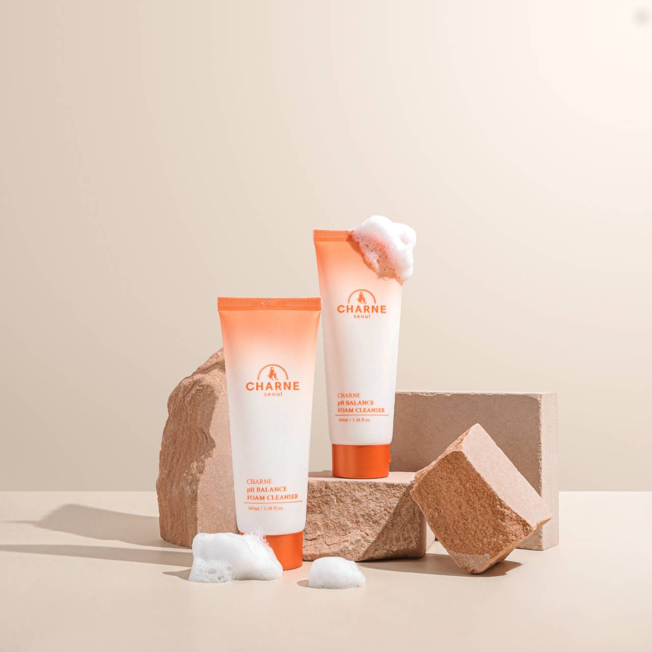 샤르네 속광채 약산성 민감성 저자극 수분진정 버블 클렌징폼 100ml - 상세 이미지 5