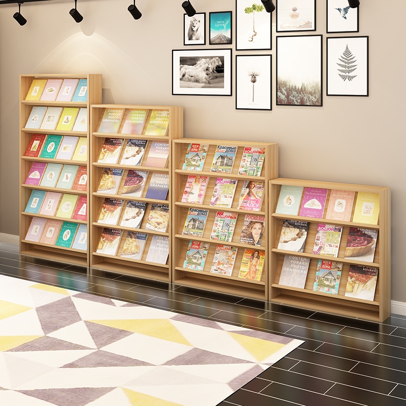 홍보물 거치대 잡지진열대 꽂이 팜플렛 매거진랙 스탠드 선반 포스터 대형 - 상세 이미지 2
