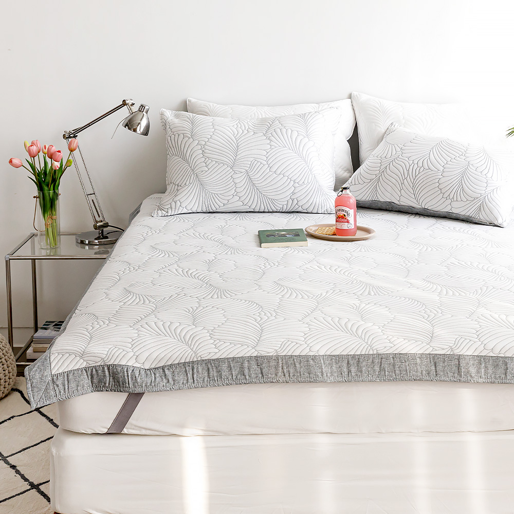 듀라론 고정밴드 시원한 아이스 쿨 여름 냉감패드 침대패드 SS