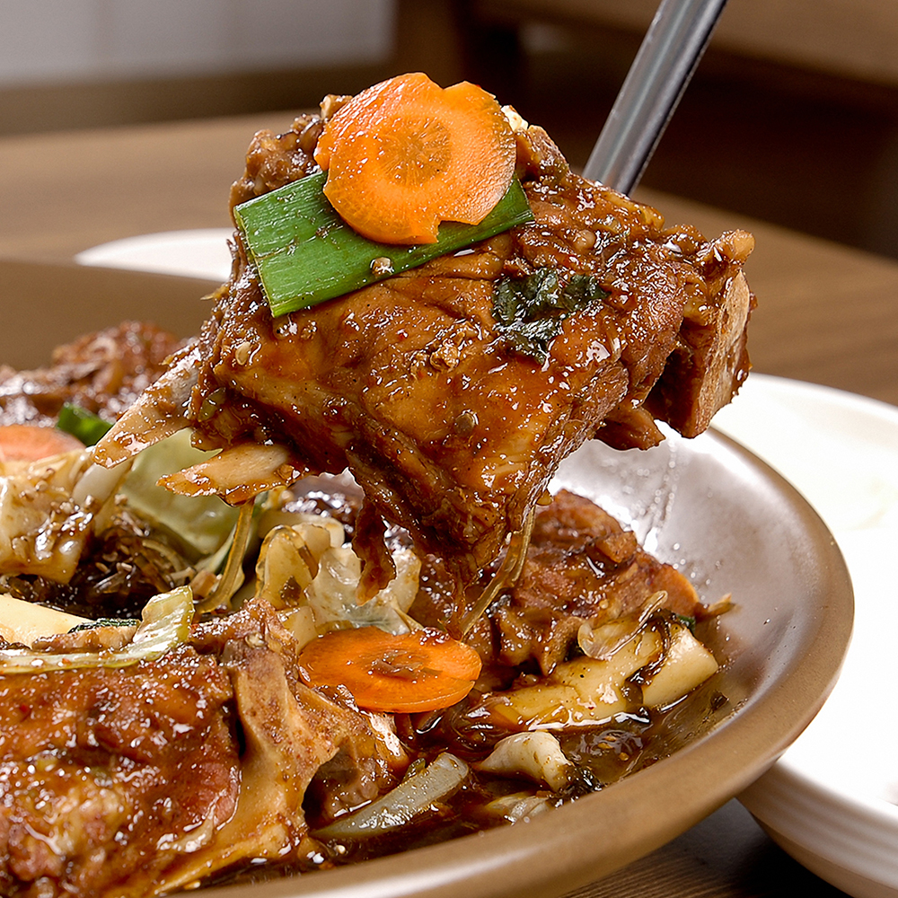 한돈 돼지 등뼈 찜 감자탕 고기 냉동, 1kg, 3개 - 상세 이미지 4