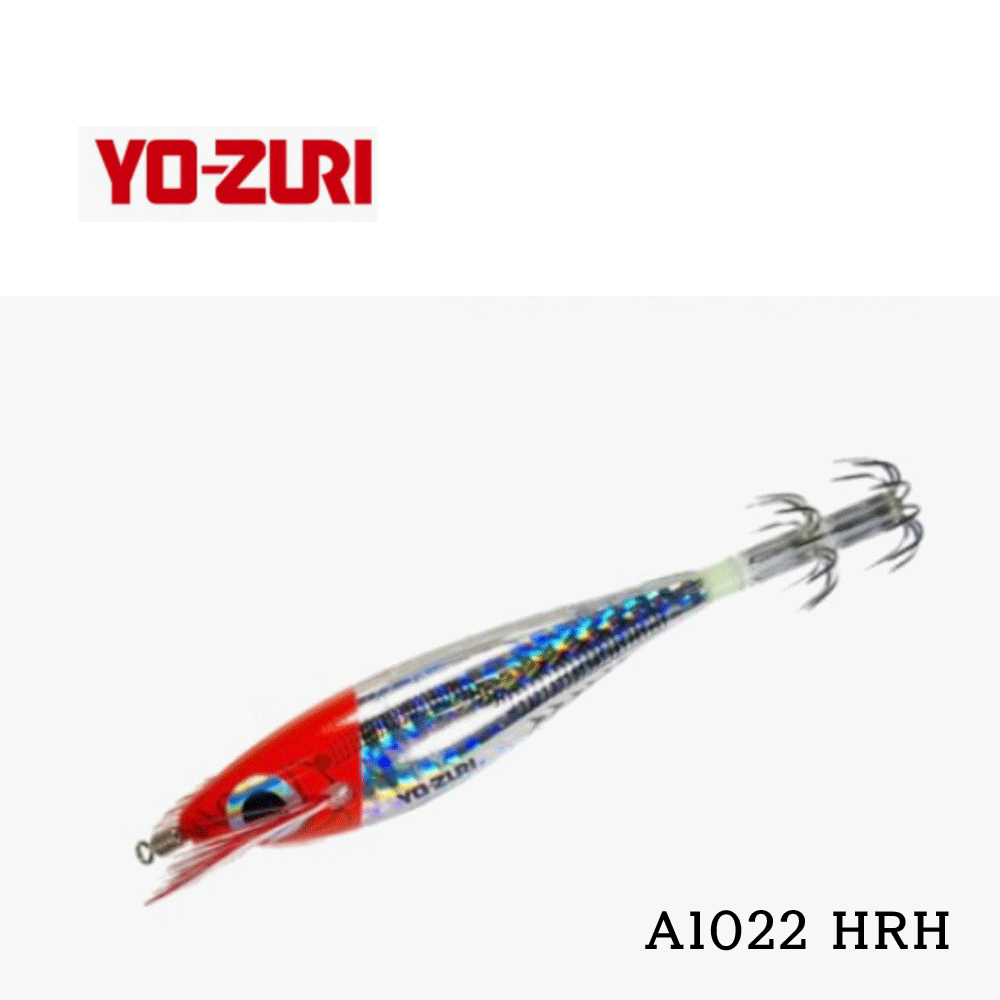 바다루어 요즈리 레이저 갑오징어 수박 고추장 타코 수평 에기 슷테 루어 A1022-HRH, 10cm(4인치) - 메인 이미지
