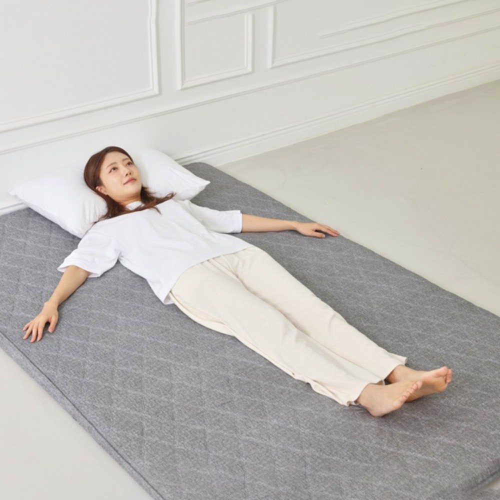 접이식 사계절 요토퍼 두꺼운 매트리스 침대 캠핑 거실 여름 패드 싱글