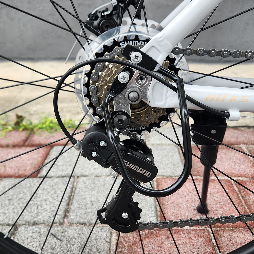 힉스 플랩퍼 275D 입문용 MTB자전거 27.5 산악 자전거 21단 디스크브레이크 반조립 이미지 8