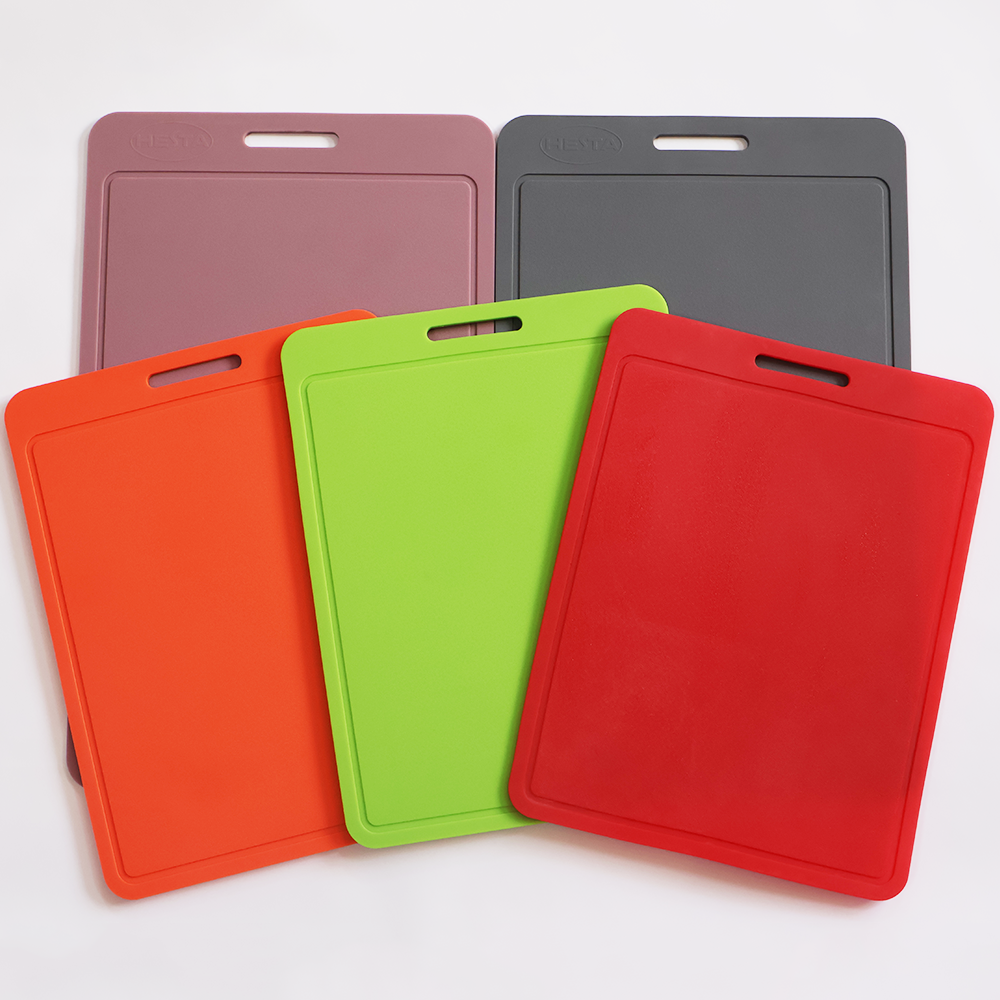 [N단독구성]헤스타 국산 실리콘 가벼운도마 1개+1개 세트 어린이집 유치원 이유식 위생도마