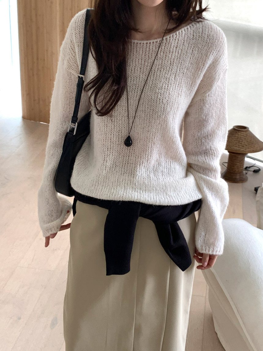 타티아 언발 투핀턱 백슬릿 H라인 롱 스커트 2color 상세 이미지 30