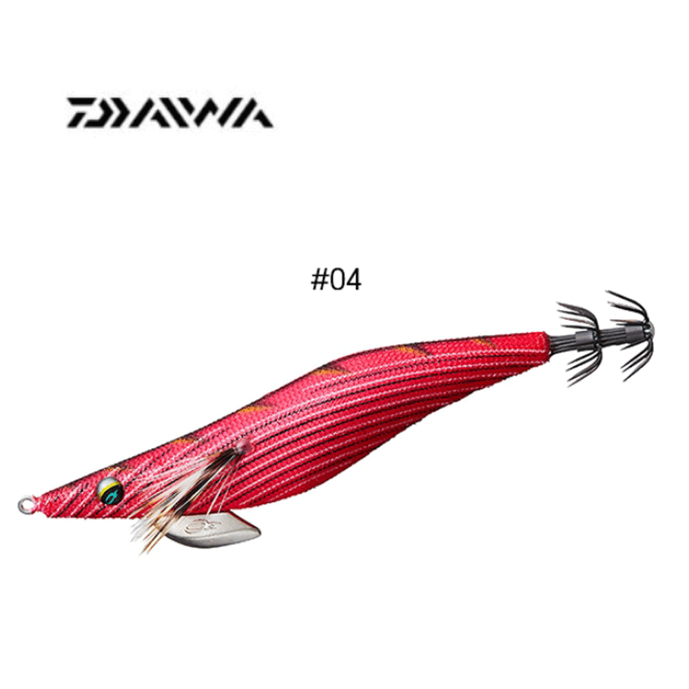 바다루어 다이와 다트2 에메랄다스 무늬오징어 팁런 TR 에깅 에기 레드홀로, 3호