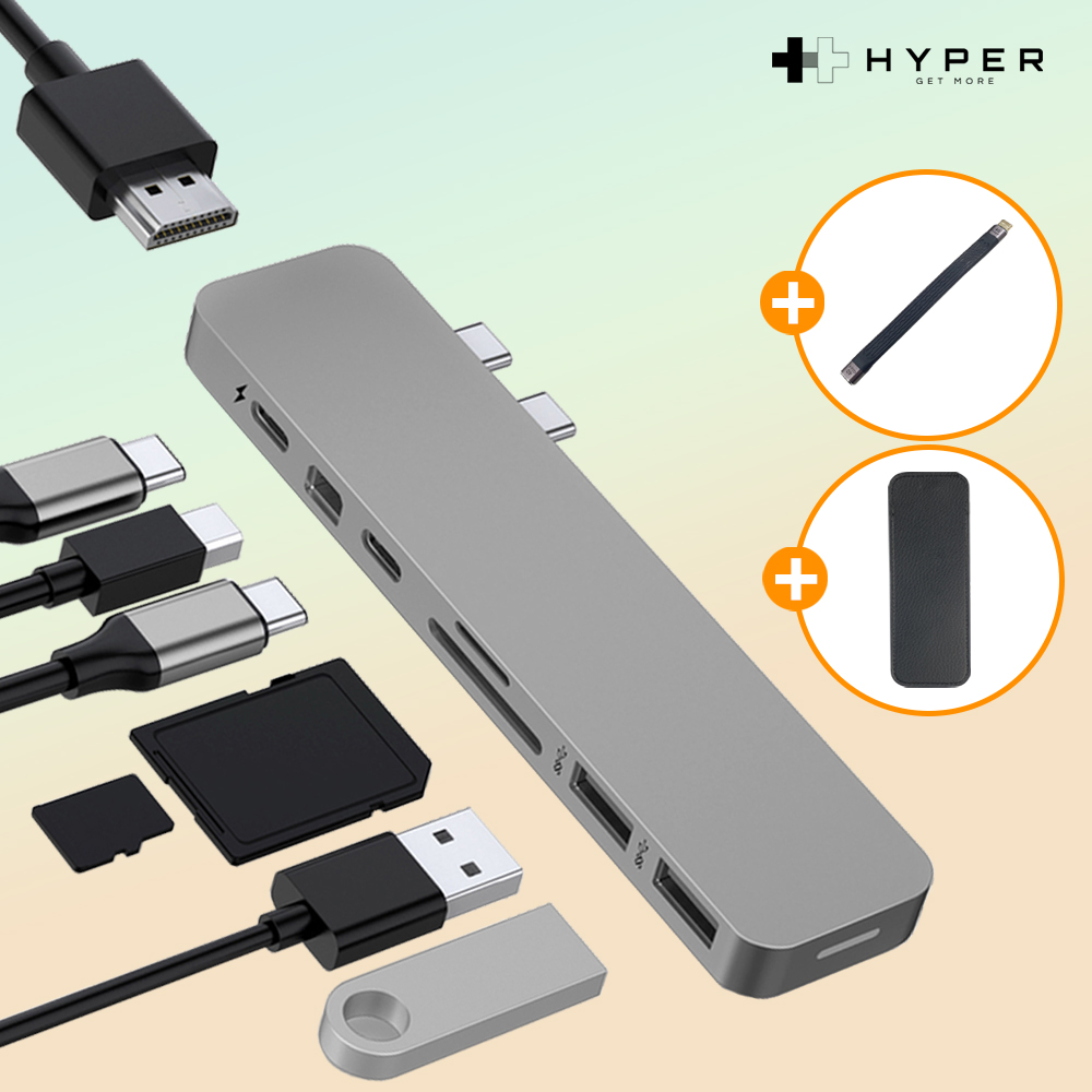 맥북 허브 에어 프로 썬더볼트 HDMI +C타입 연장케이블
