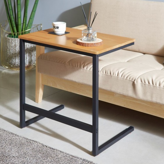 요즘 유행하는 빈티지 사각 테이블 작은 식탁 폭 좁은 식탁