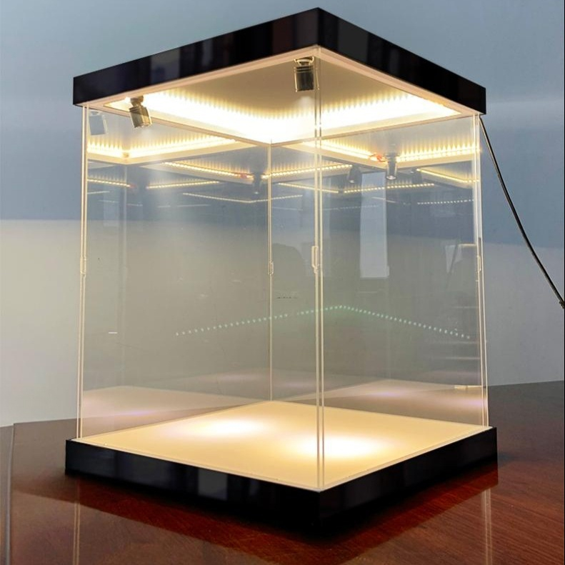 아크릴 모형 전시 상자 LED 포터블 간접 모듈 줄 레일 방등 전등 형광 30cm - 상품 이미지