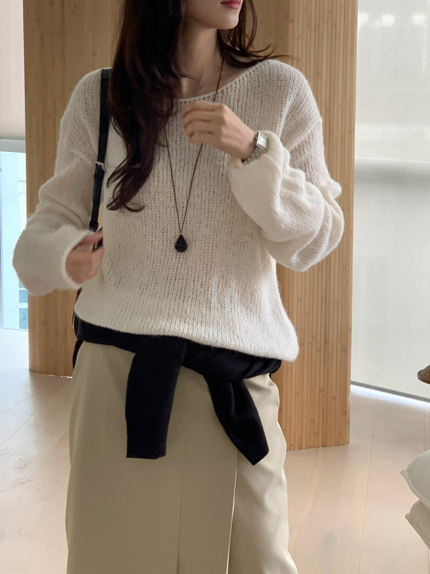 타티아 언발 투핀턱 백슬릿 H라인 롱 스커트 2color 상세 이미지 22