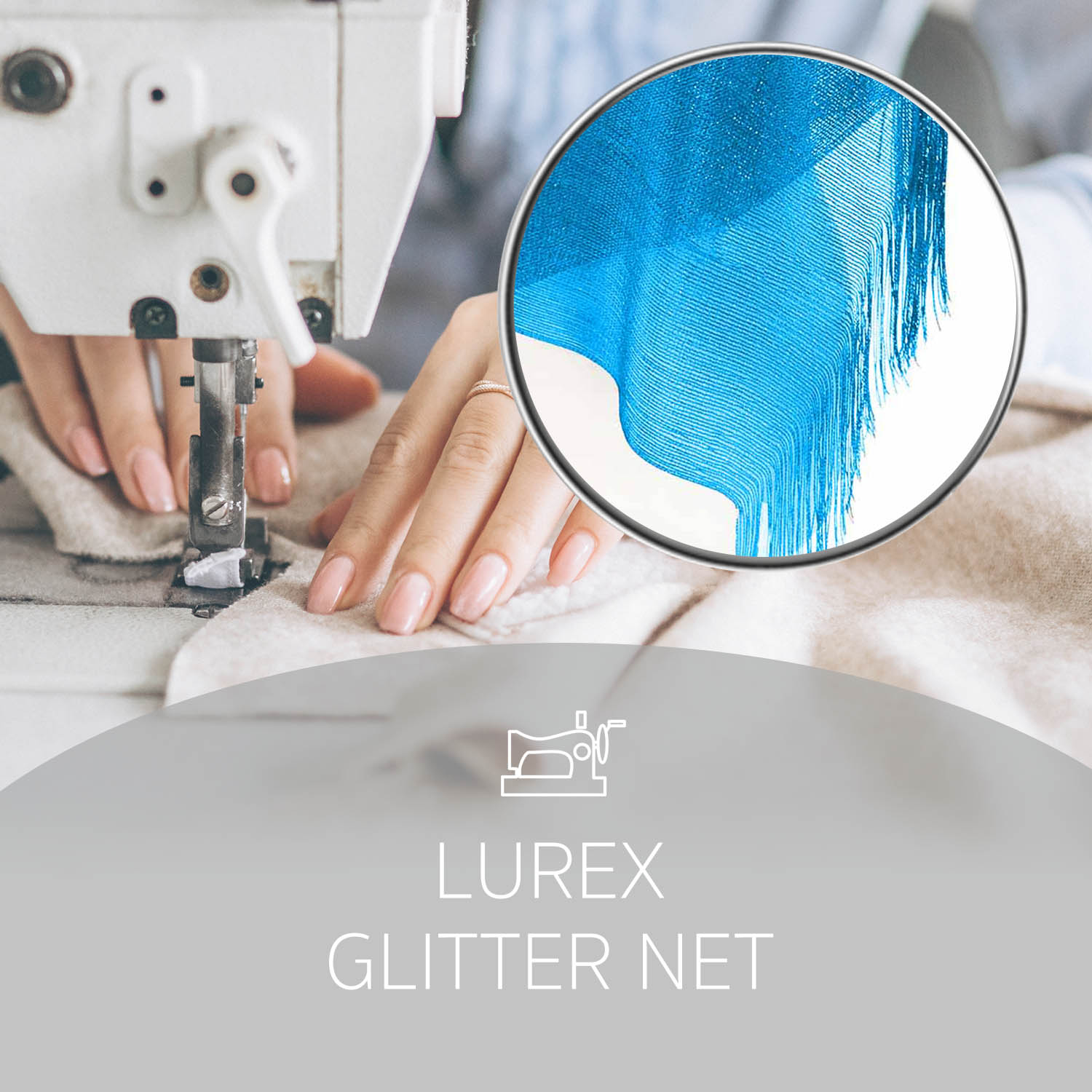 베이직센스 반짝이 숄 시스루 루렉스 이브닝숄 레드 - 상세 이미지 5