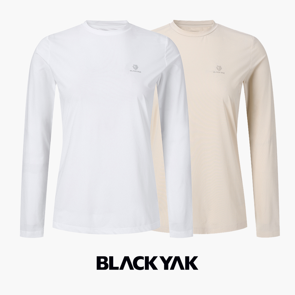 블랙야크 아이스티셔츠 냉감긴팔 여성 등산복상의 베이스레이어