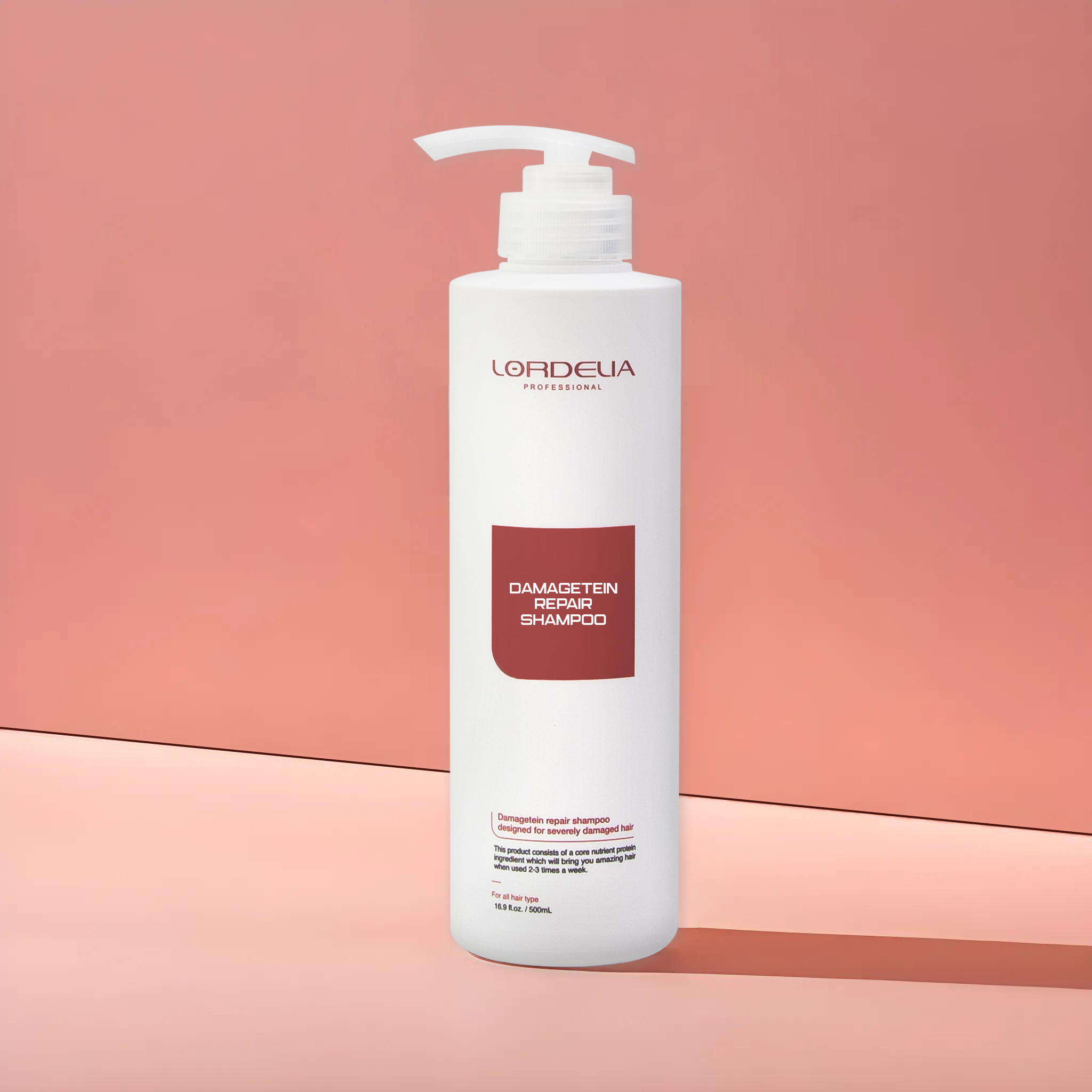 로델리아 데미지테인 약산성 손상모 리페어 샴푸 500ml 이미지 3