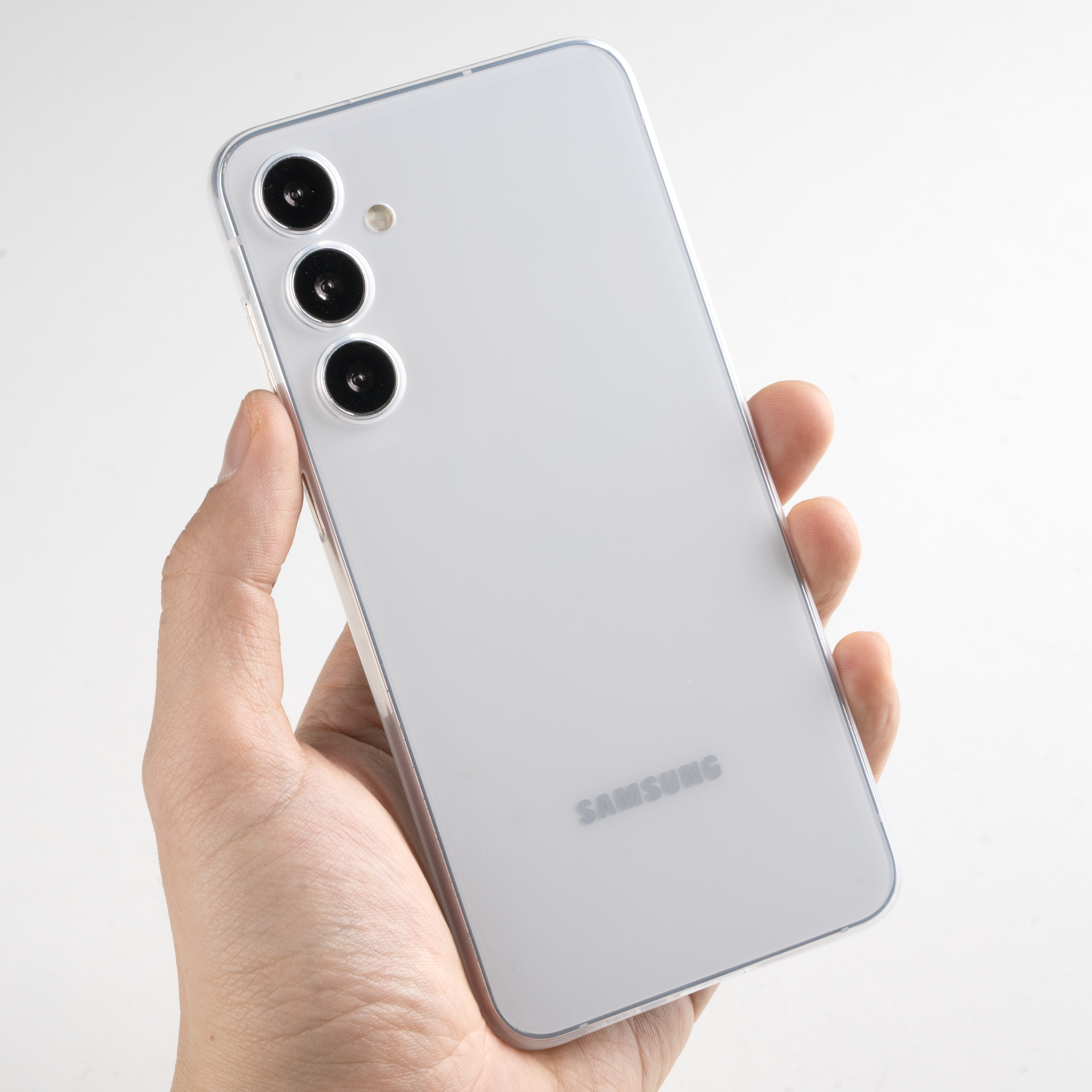 변색없는 얇은 생폰 슬림 케이스 투명, 갤럭시S24 플러스