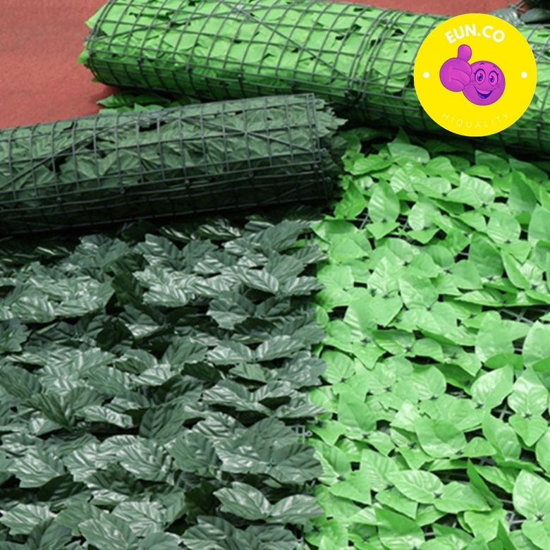 야외 울타리 가림막 발코니 테라스 사생활보호 옥상 파티션 햇빛가림 고정식 인공식물