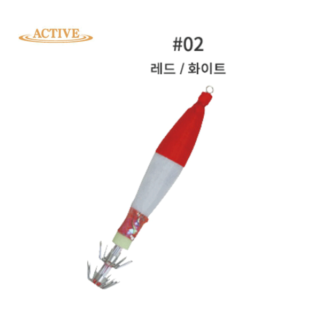 바다루어 액티브 이카메탈 오모리그 에기 슷테 봉돌 16호 고추장, 60g - 메인 이미지