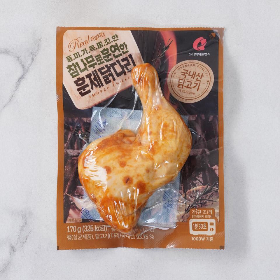 메가마트 마니커 참나무로 훈연한 훈제닭다리 170g - 상품 이미지